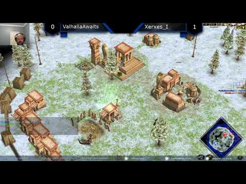 ValhallaAwaits (Oranos) vs Xerxes_I (Ra) - Age of Mythology: The Titans (Game 2)