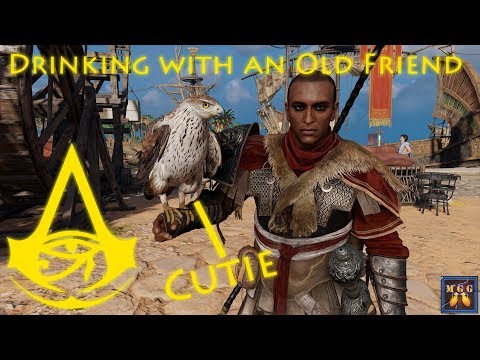 Drinking with an Old Friend - Old Times - Assassins Creed Origins