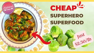 Enjoy Health & Flavor On A Budget: Stuffed Brussels Sprouts With Masala | NutritionistDeepa.com