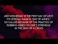 What Is Ash Wednesday Whatsapp Status
