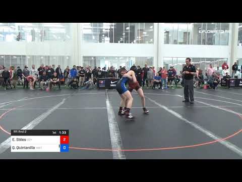 52 Kg Rr Rnd 2 Ethan Stiles Izzy Style Vs Q'veli Quintanilla Inland Northwest Wrestling Training C