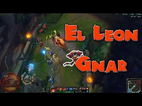 El Leon Gnar Skin Spotlight - Pre Release Patch 6.10 - League of Legends
