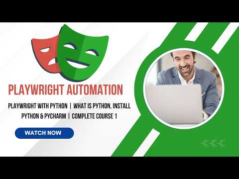 Playwright With Python What Is Python Install Python Pycharm Complete Course 1