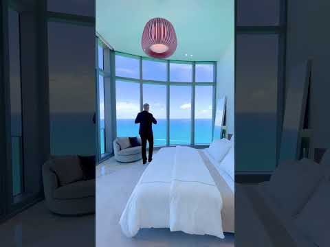 The Best Views In Miami are at this Ritz Carlton Penthouse #shorts