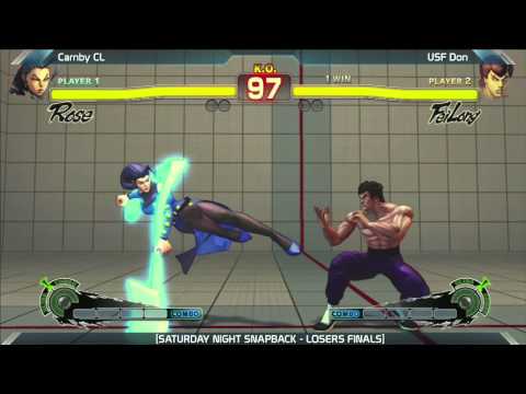 SSF4 Carnby CL vs USF Don Losers Finals |Saturday Night Snapback 5.5