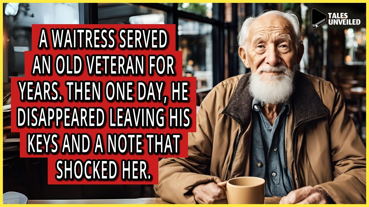 A Waitress Served an Old Veteran for Years. Then He Disappeared, Leaving a Note That Shocked Her...
