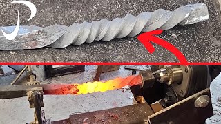 I Build A Damascus Twisting Machine