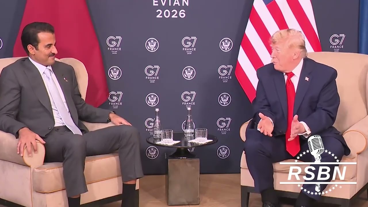 FULL EVENT: President Trump Meets with Qatar's Emir - 06/16/26