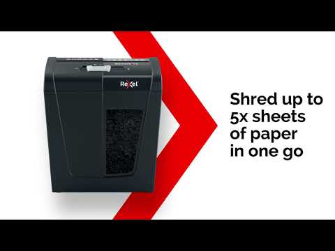 Dokumentų naikiklis Rexel Secure S5 Strip P2, 5 lapai, 10L video
