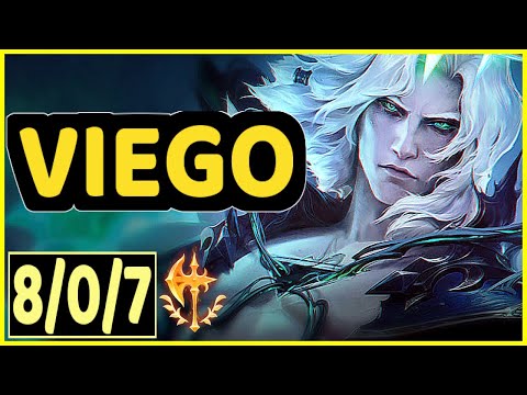 VIEGO VS TALIYAH - 8/0/7 KDA JUNGLE GAMEPLAY GRANDMASTER I