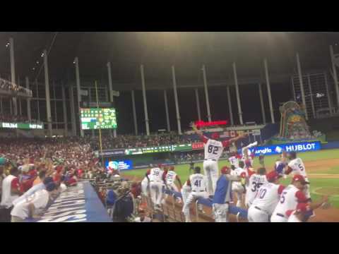 WBC 2017 - Nelson Cruz HR from Field View (3/11/17)  Dominican Republic vs USA