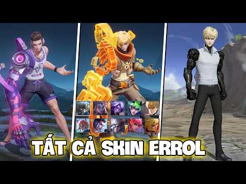 VUX LEO RANK CAO THỦ VỚI TẤT CẢ SKIN ERROL COMBO TAY TO NHẤT LIÊN QUÂN MOBILE