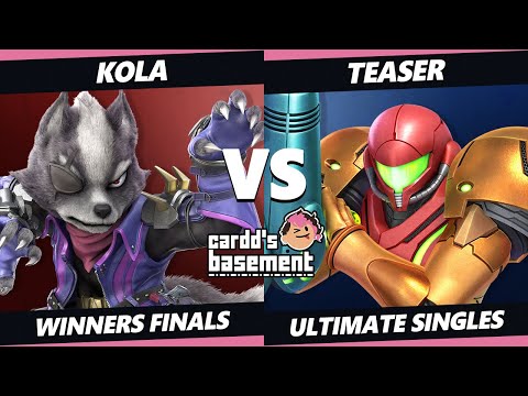 Cardd's Basement Winners Finals - Kola (Wolf, Roy) Vs. Teaser (Samus) SSBU Ultimate Tournament