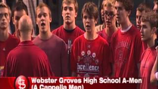 WGHS A-Men sing the National Anthem Live at Busch Stadium