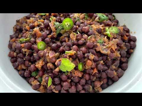 Kala chana masala | chana bhuna | black chickpeas using Ninja Foodi