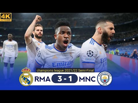 كريم بنزيما ماستركلاس 💥 ريال مدريد 3-1 مانشستر سيتي( 🎤عصام الشوالي ) | 4K