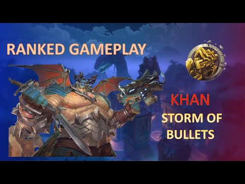 Paladins | Ranked Gameplay | Khan | Storm of Bullets