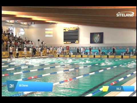 Serie 5 dei 50 Dorso  Assoluti Femmine Master - Campionati Regionali Masters 2014 di Veneto e Friul