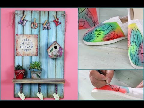 ManosalaObraTv Programa 53 - Pintar Alpargatas - Pallets - Patinas