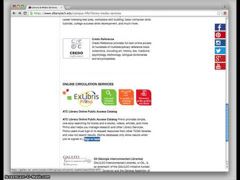Navigating the Exlibris Platform