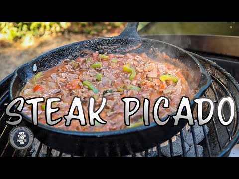 Mexican Breakfast - Picado de bistec - Mexican Food - Weber Smokey Joe
