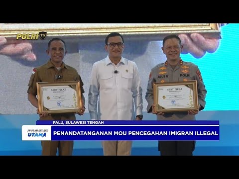 MENTERI PPMI BERI PENGHARGAAN KEPADA KAPOLDA SULTENG ATAS PENANGANAN TPPO