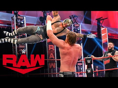 Rey Mysterio & Kevin Owens vs. Seth Rollins & Murphy: Raw July 6, 2020