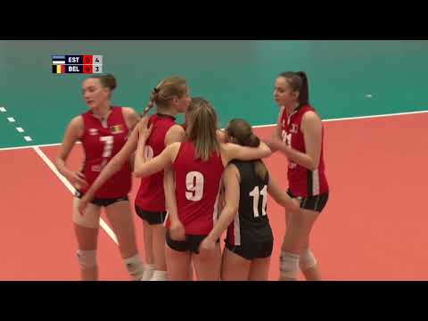 CEV U17 Volleyball European Championship 2023         ESTONIA vs BELGIUM