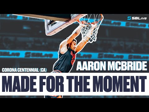 3⭐️ AARON MCBRIDE MAKES PLAY OF HIS CAREER TO LEAD CORONA CENTENNIAL TO OPEN DIVISION CHAMPIONSHIP 🏀
