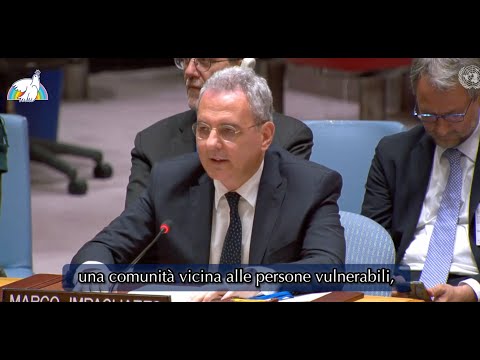 Al Consiglio di Sicurezza dell’ONU, Marco Impagliazzo rafforza l’interesse per la “Rome Initiative”, un percorso per la risoluzione del conflitto in Sud Sudan