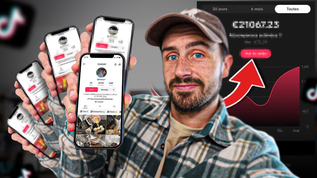 Je publie 1 TikTok par jour sur 5 comptes différents ! Rémunération multipliée (ça marche encore ?)