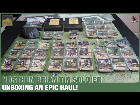 EPIC HAUL UNBOXING! Northumbrian Tin Soldier Models For Weekend Warriors Skirmish Game