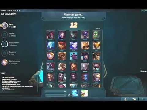 New Champion Select in Season 6  - Pick Intent