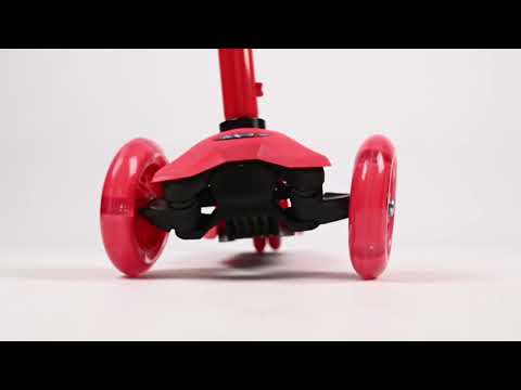 Video de Monopatín 4 ruedas Rash PRO con Protecciones Rojo
