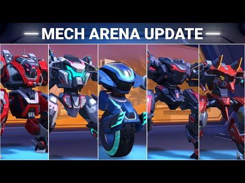 All Mechs New Skin, Hangar, Map, Pilot - Visual Redesign Update - Mech Arena