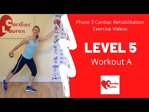 Exercises in the Level 5 - Workout A - Cardiac Rehab video