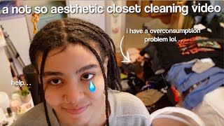 Im friends with the monsters in my closet…"entertaining" closet cleaning video