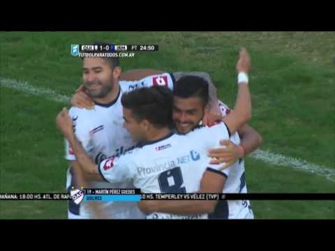 Gol de Pérez Guedes. Quilmes 1 - Independiente RM 0. 16vos. de final. Copa Argentina 2015. FPT.