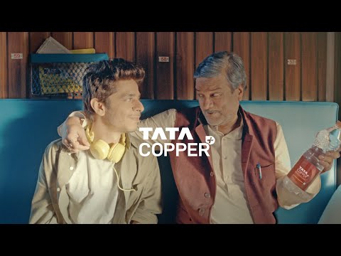 1L Tata Copper Water Bottle, 1 Litre video by Gaurav Water Supply
