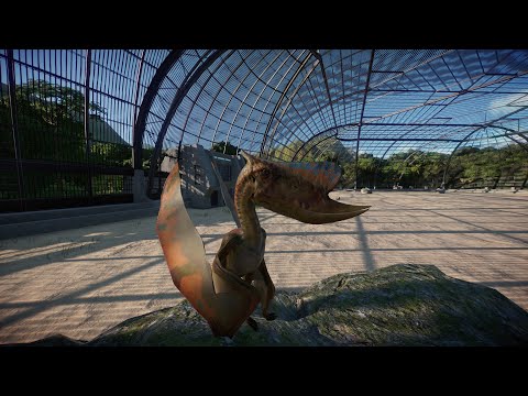 NEW FLYING REPTILE AND JP3 AVIARY! Dsungaripterus hatchery release - Jurassic World Evolution 2