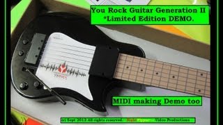 Video thumbnail for Generation II, You Rock Guitar (Ltd Edition) including a MIDI Making Demo by NightFlyyer. by NightFlyyer