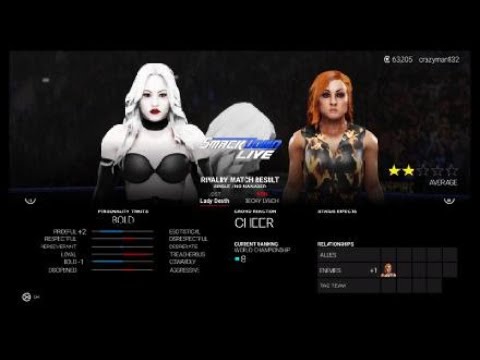 WWE 2K19 - Lady Death VS Becky Lynch