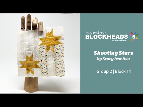 Blockheads 5 - Group 2 | Block 11: Shooting Stars by Stacy Iest Hsu
