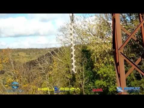 Helicopter saw and branch cutting system demonstration