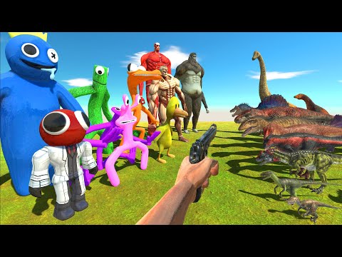 Fps Avatar Help Rainbow Friends Rescue All Titan and Attack Dinosaurs - ARBS