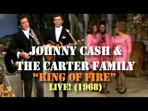 Johnny Cash & The Carter Family - Ring Of Fire (Live 1968)