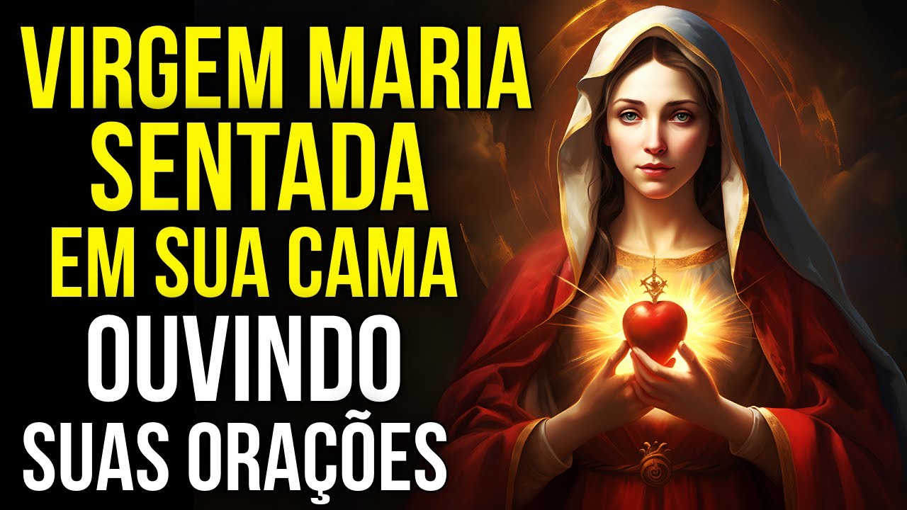 DURMA COM A VIRGEM MARIA SENTADA EM SUA CAMA | Oração para Dormir Conversando com Nossa Senhora