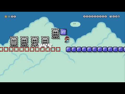 20 sec: Spacious skies by Stuff Box - Super Mario Maker 2 - No Commentary 1bv