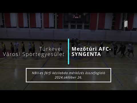 Túrkeve VSE - Mezőtúri AFC - SYNGENTA NBII-es férfi kézilabda mérkőzés (2024.10.26.)(összefoglaló)