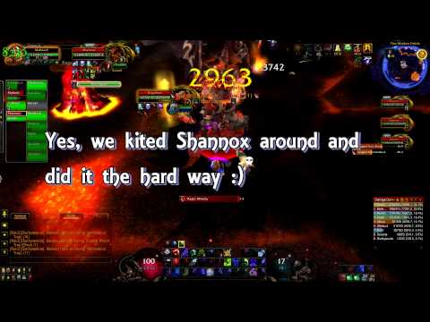 World of Warcraft, Cataclysm ~ Firelands, Shannox Heroic 10 man Kill Guide